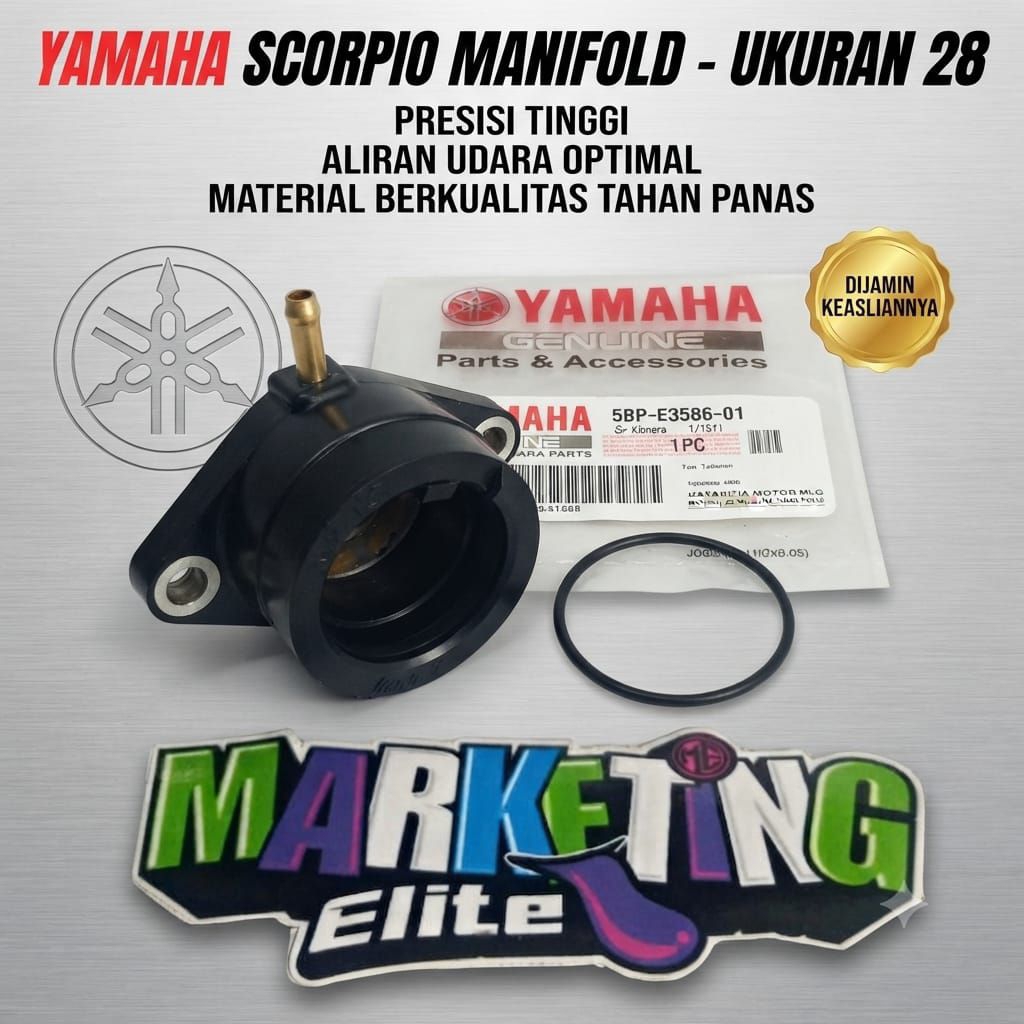 Manipol scorpio karet intake Scorpio manipol Yamaha Scorpio ORI yamaha