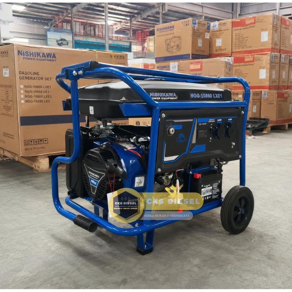 Genset Bensin 7000wat NISHIKAWA NGG 10880 LXE