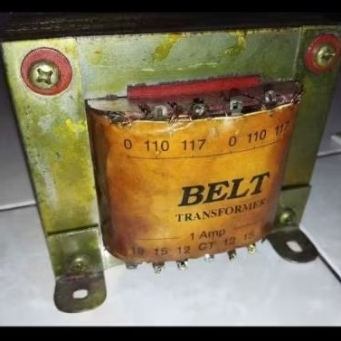 Trafo belt 15 A CT 32 V normal jaya ganti kertas cover