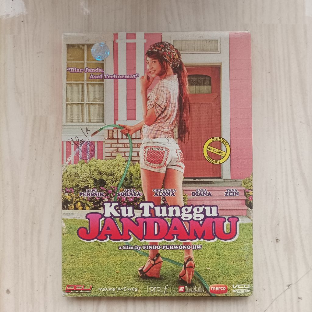 Original VCD Film Indonesia Kutunggu Jandamu