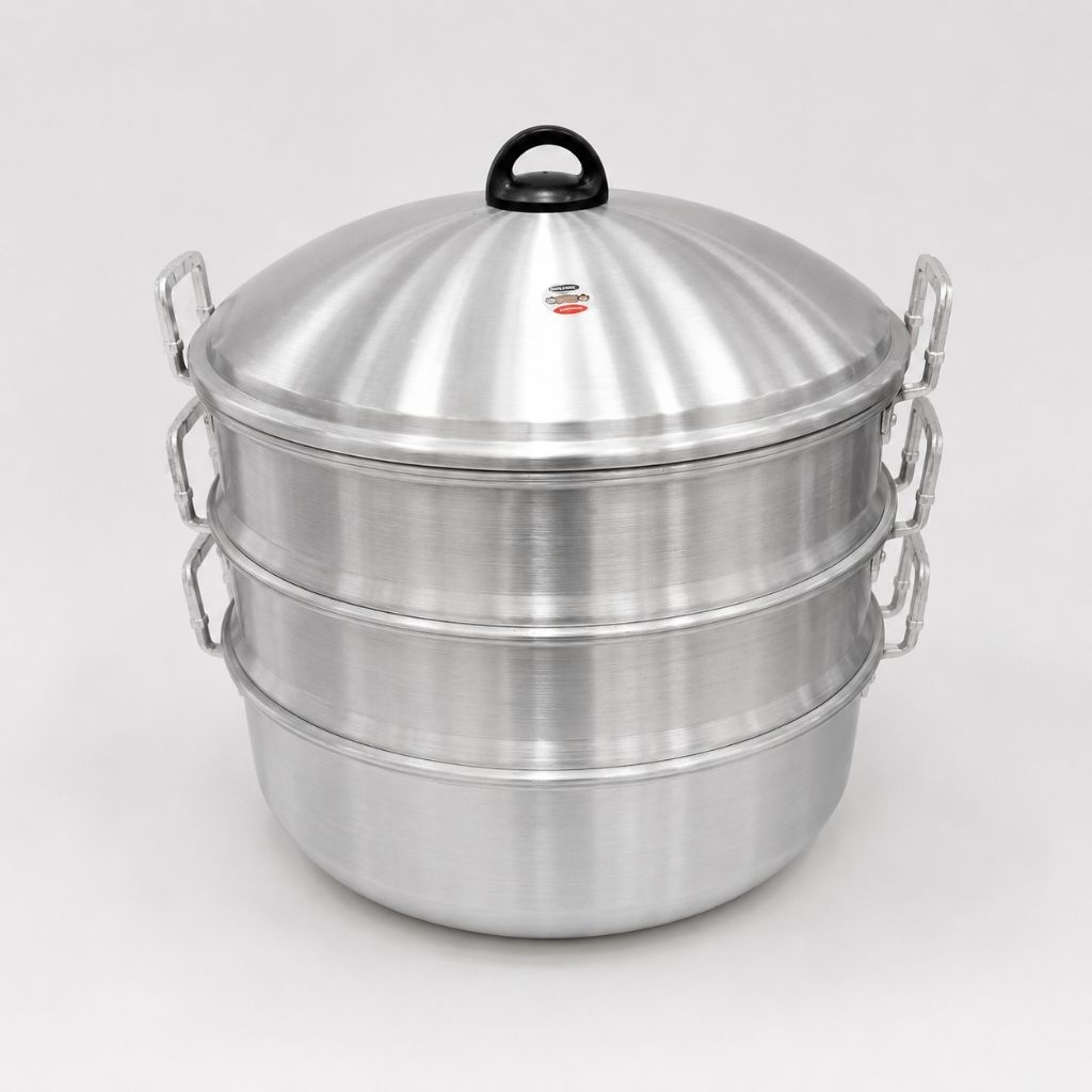 Langseng 45/3 Maspion Jawa | Dandang Kukusan Aluminium 3 Susun Besar
