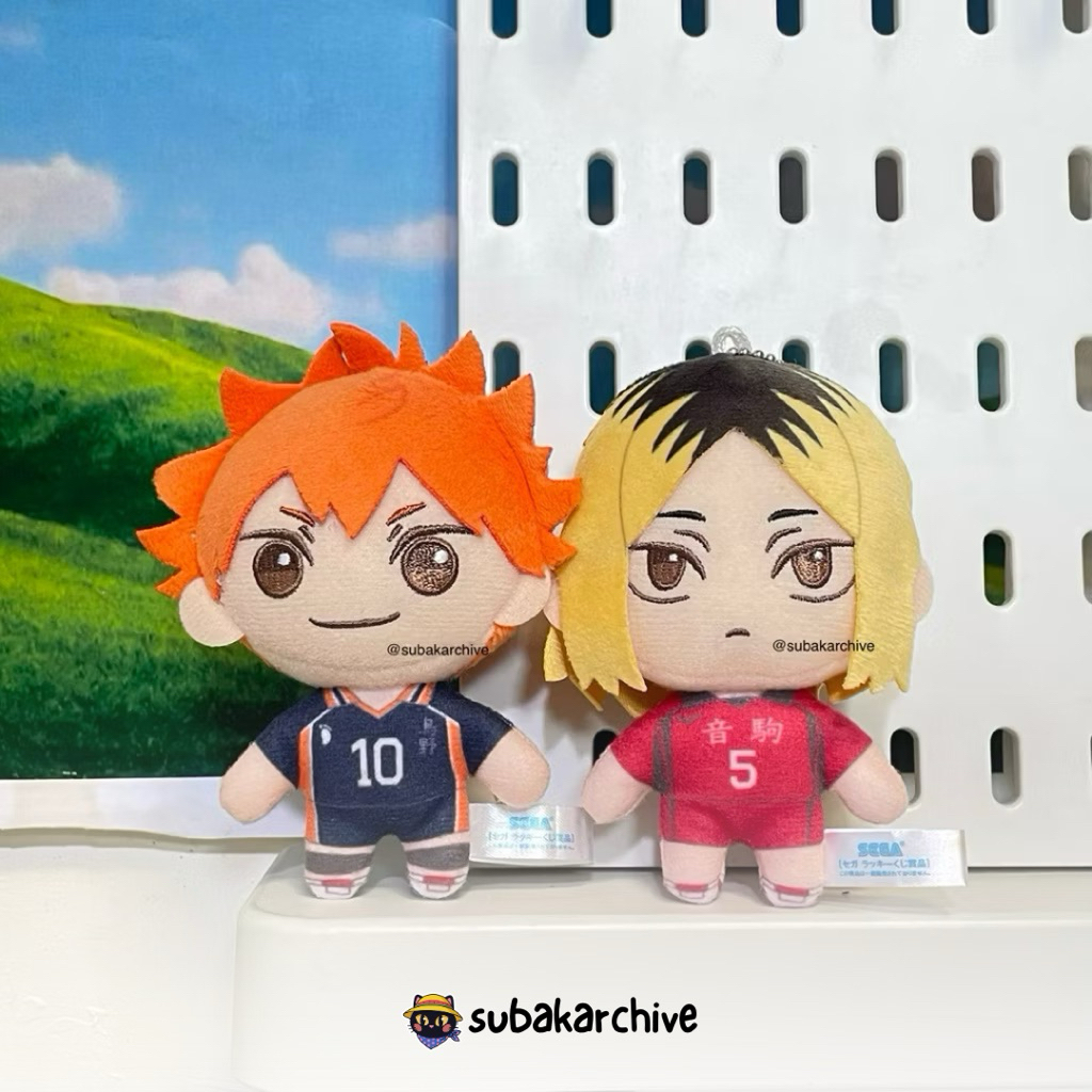 [subakarchive] Plushie Haikyuu Sega Mini Ganci Original Hinata Shoyo Plush Kenma Kozume Plush Sega L