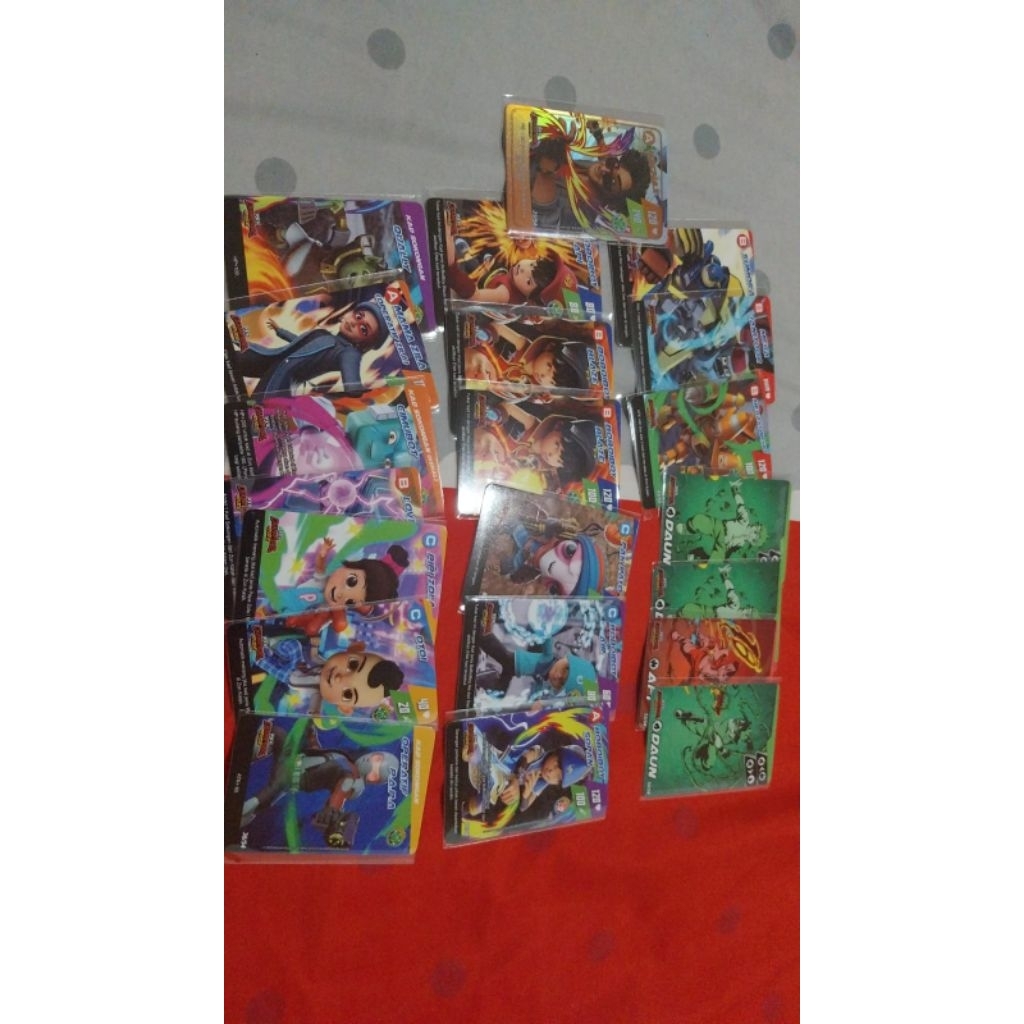 Kartu Boboiboy Monsta Galaxy Card Set Champion Rise