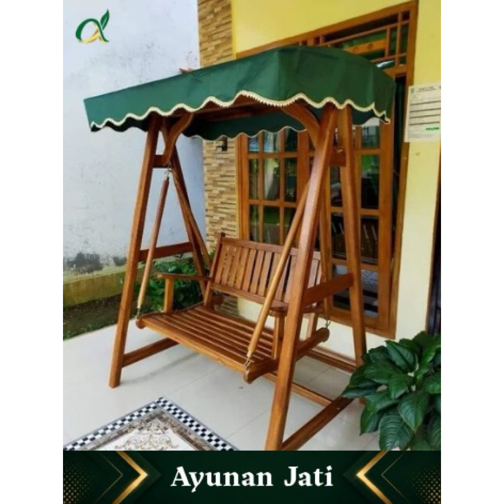 AYUNAN TERAS RUMAH KAYU JATI