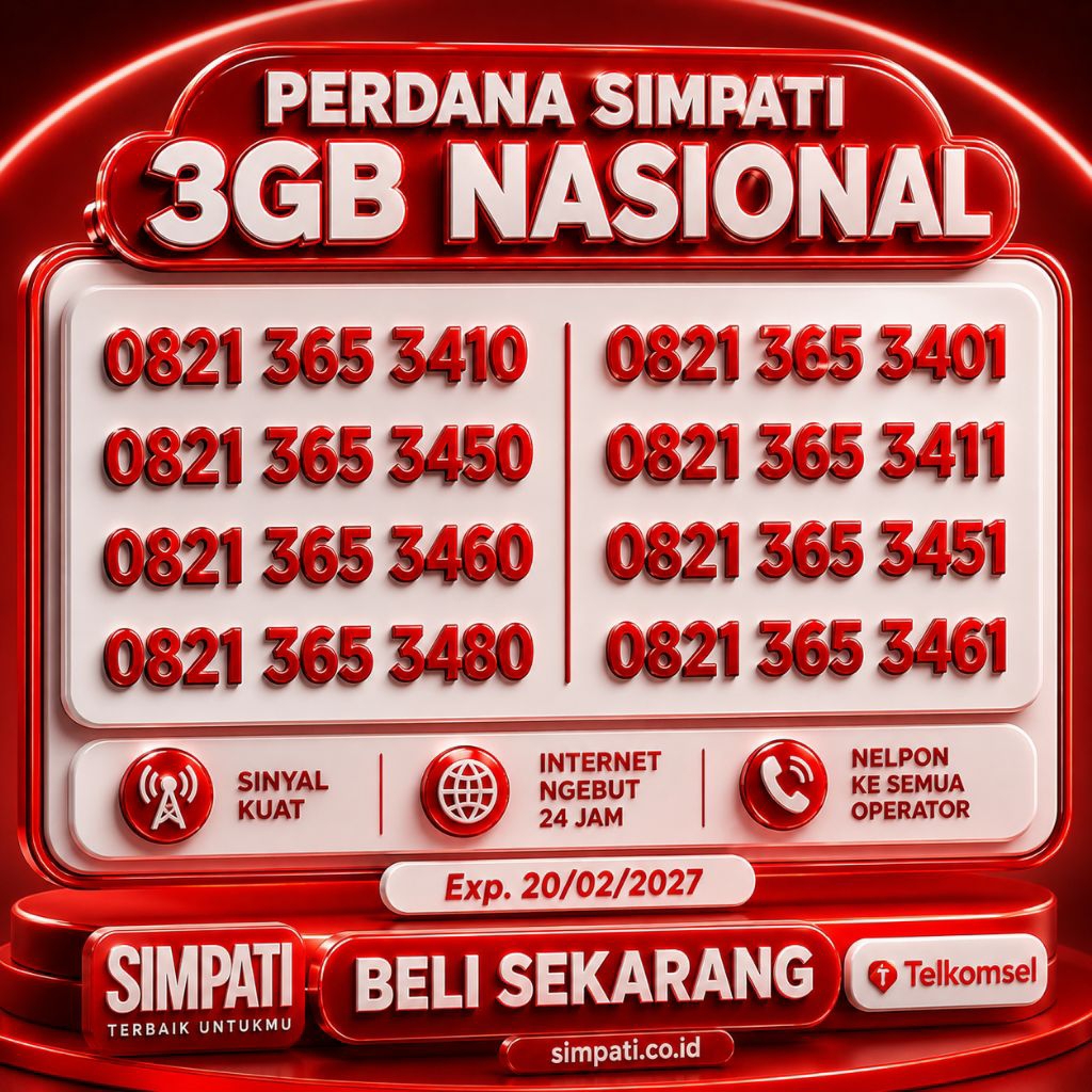 Perdana Telkomsel 3GB 11 Digit