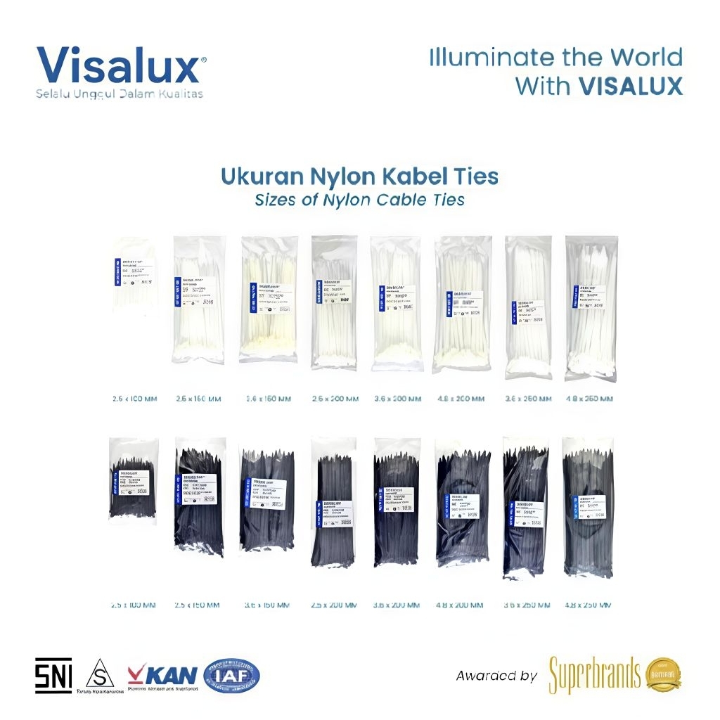 kabel TIES serba guna VISALUX