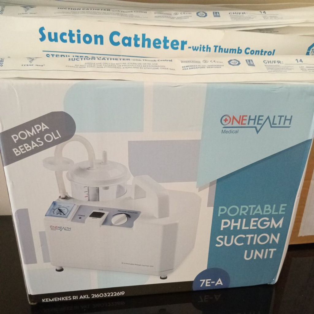 One Health Suction Portable/Mesin Suction/Alat Suction/Alat Penyedot Dahak/Alat Penyedot Lendir