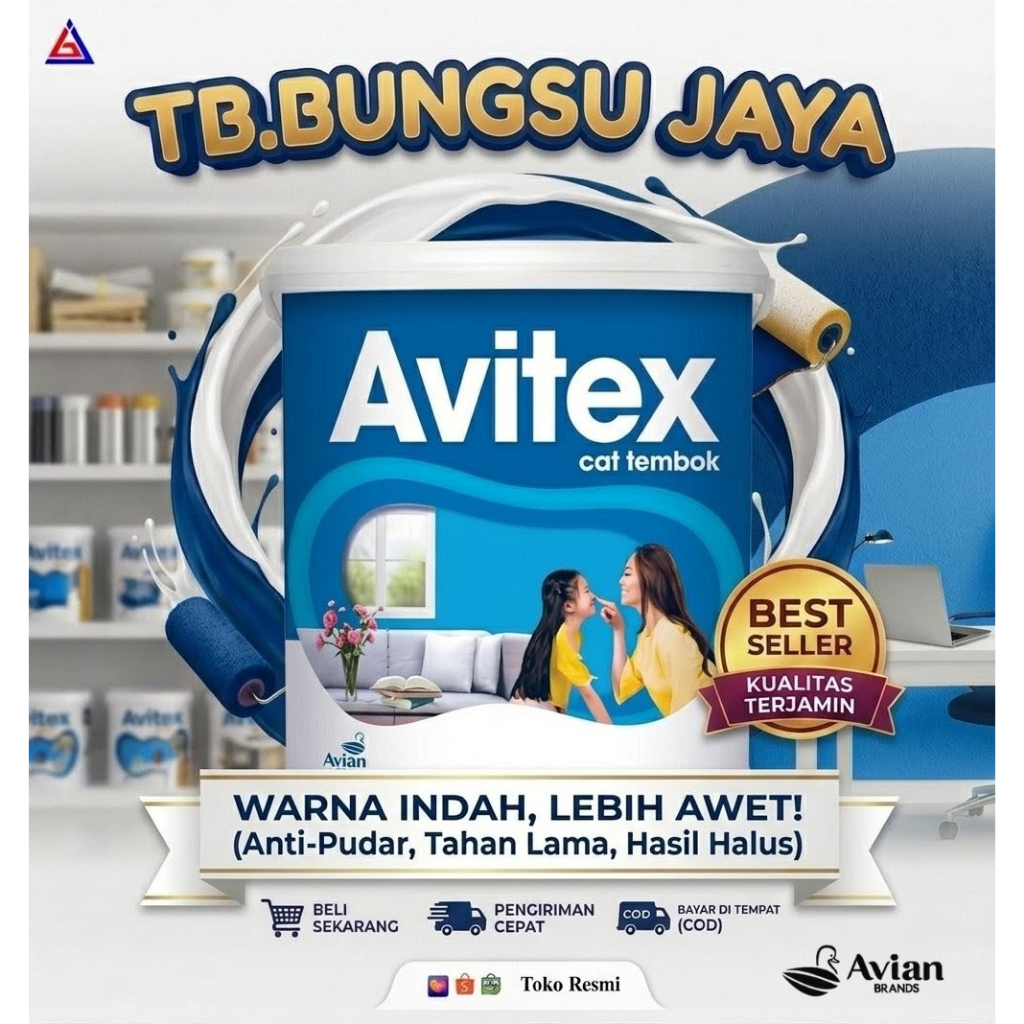 Cat Tembok Avitek 5kg