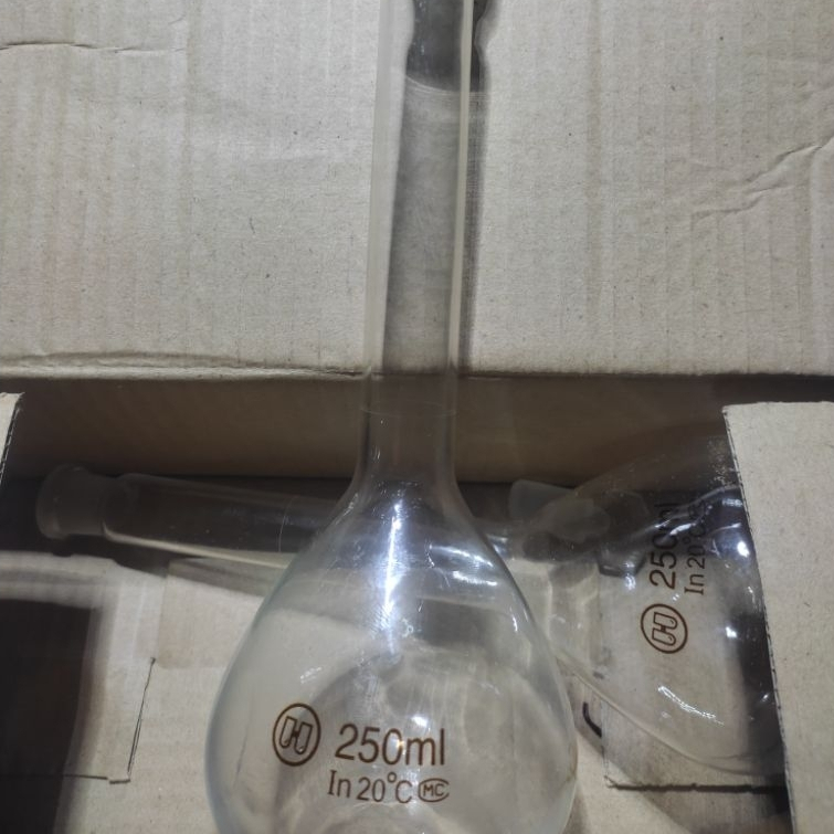 BRU/NEW] Labu Ukur / Volumetric Flask 250 ml Merek HERMA OriginalA