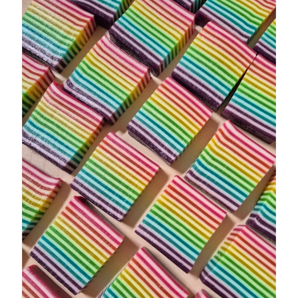 Kue Lapis Sagu Pandan / Coklat // RAINBOW Slice / Kue pepe/ kue Tradisional