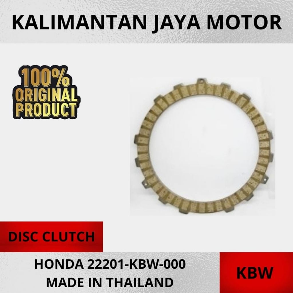 HONDA Disc Clutch - 22201-KBW-000 - MADE IN THAILAND