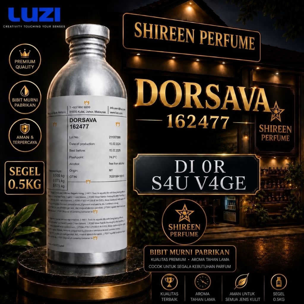 BIBIT PARFUM TERINSPIRASI DARI DORSAVA LUZI 0,5KG SEGEL