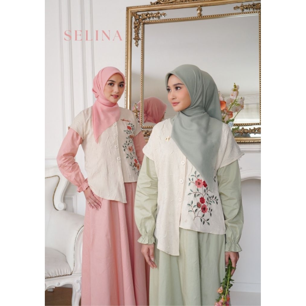 Gamis D'Selina By.Rumah Dannis/Gamis Terbaru Dannis