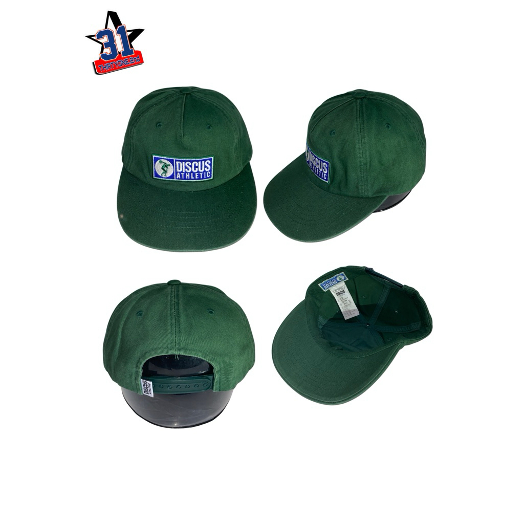 Topi discus athletic hijau