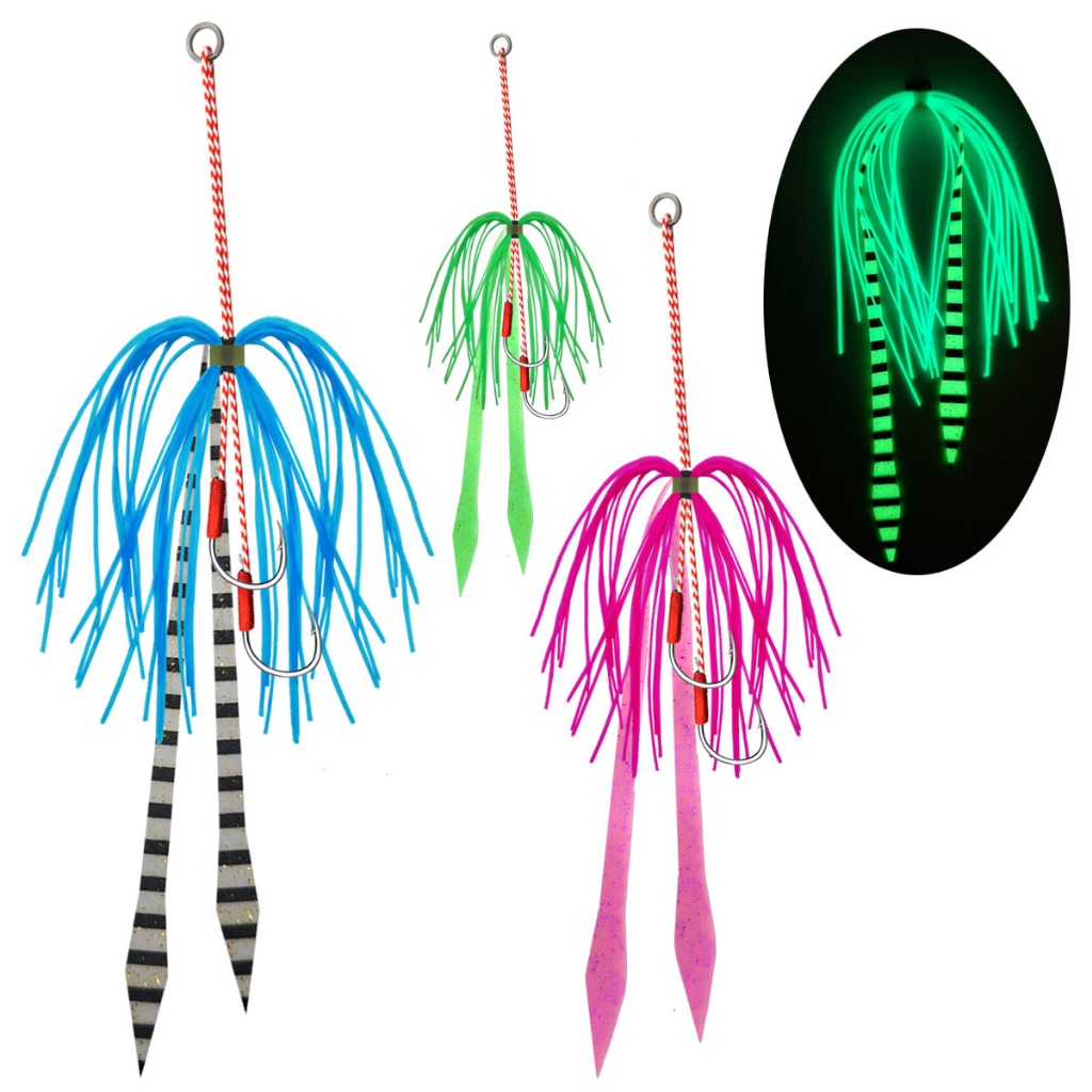 Skirt TaiKabura Madai Jig Inchiku Rubber Mata Kail Pancing Skirt Metal Jig Umpan Pancing Kabura