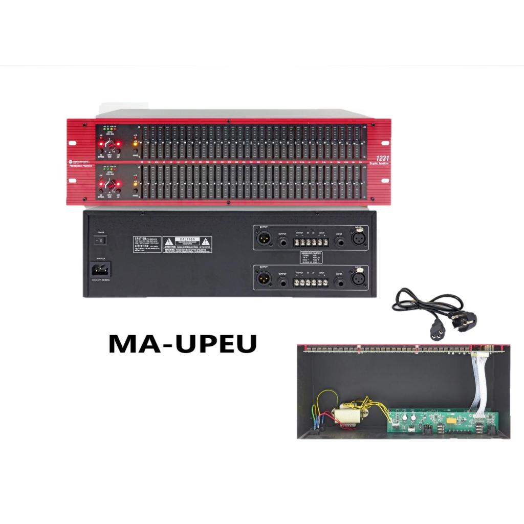 EQUALIZER / EQUALISER DUAL 2 * 31 BAND GRAPHIC EQUALIZER DBX UPEU / MA UPEU