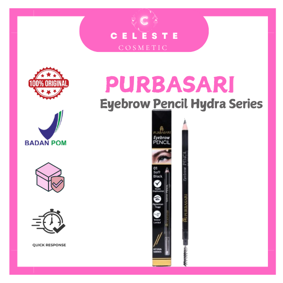 PURBASARI | Eyebrow Pencil Hydra Series - Pensil Alis