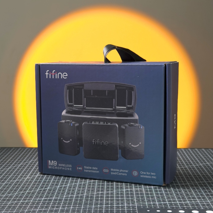 Fifine M9 Dual Wireless Lavalier Phone Microphone