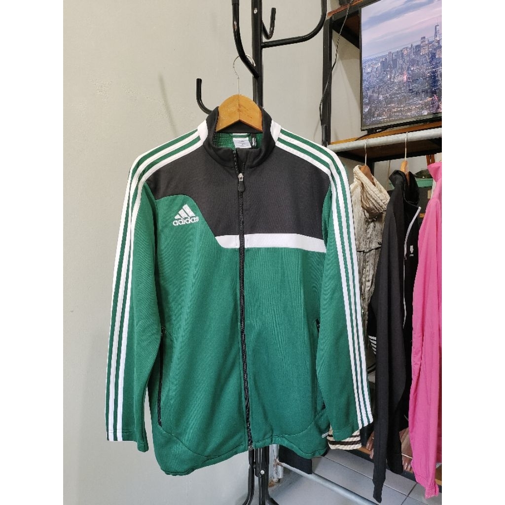 Jacket Tracktop Adidas Climacool Hijau Original
