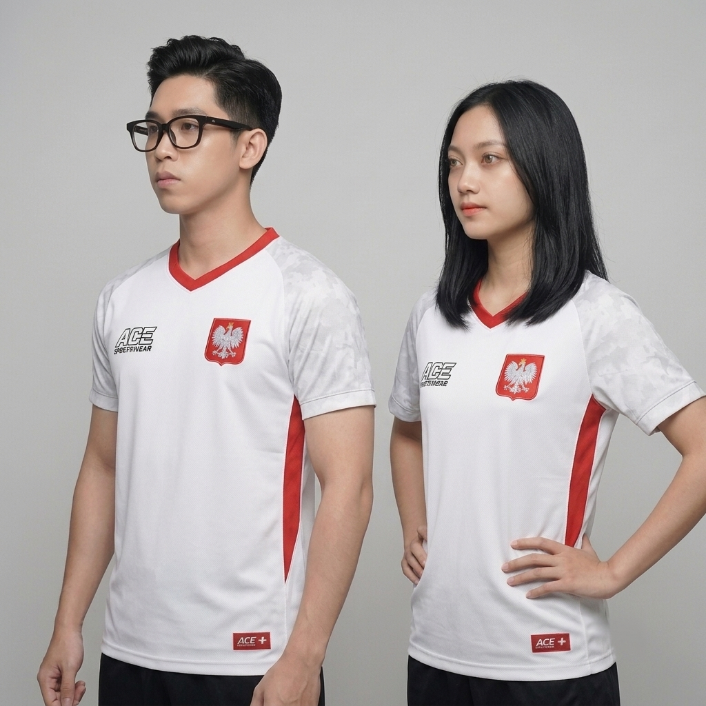 JERSEY HOME AWAY POLANDIA 2026 WORLD CUP – FULL PRINTING DRYFIT ADEM FREE CUSTOM NAMA NOMOR