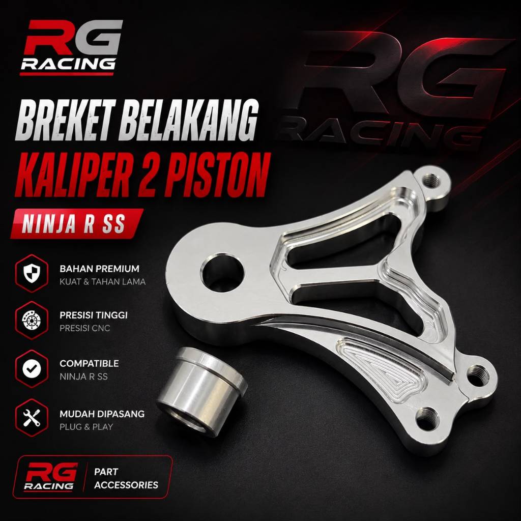 BREKET BELAKANG KALIPER 2 PISTON / BREKET KALIPER 2 PISTON BELAKANG NINJA R / BREKET KALIPER 2 PISTO