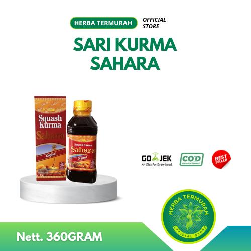 SARI KURMA SAHARA ORIGINAL 360GR | Squash Kurma Sahara Original | Sari Kurma Sahara Original
