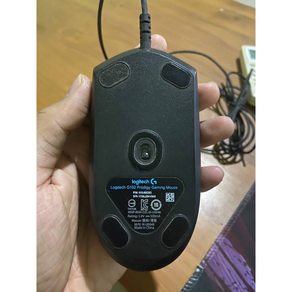 Mouse Logitech G102 Prodigy Batangan Second