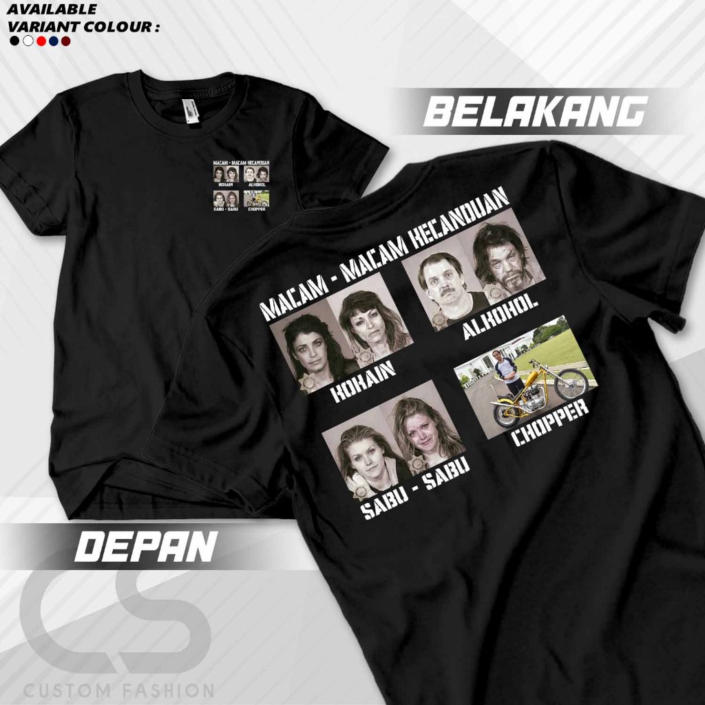 BAJU KAOS KECANDUAN CHOPPERS TEE