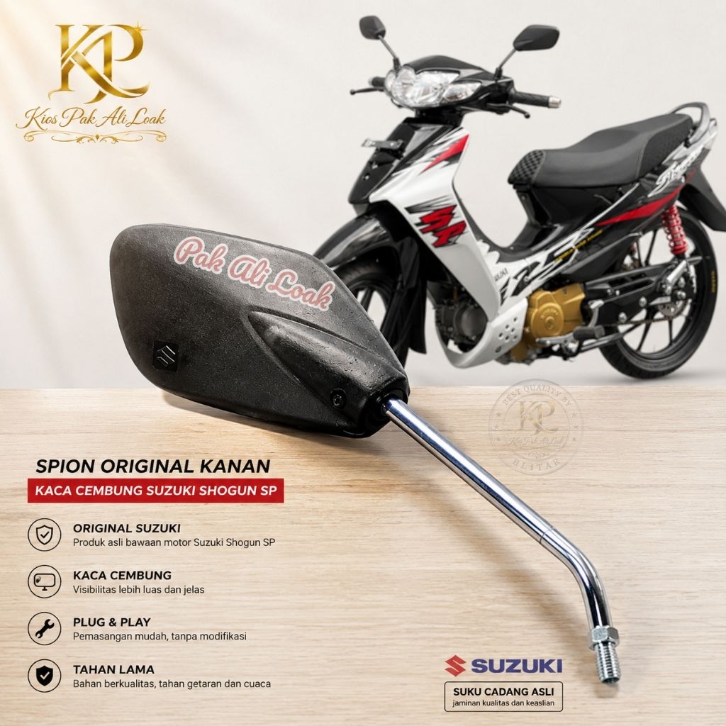 sepion spion original kanan Suzuki Shogun sp