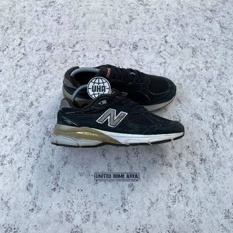 Sepatu K*TH x N*w Balance 990 V3 'Black' M990BK3 | 40 (25 CM) | Second Original Guarantee