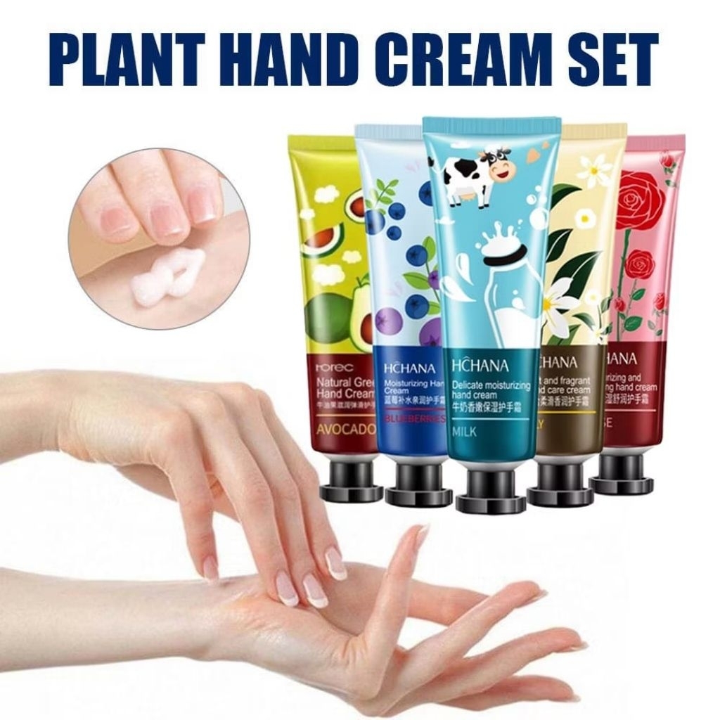 Hchana Hand Cream Moisturizing Melembapkan Kulit Tangan Halus Lembut Anti Keriput Kering