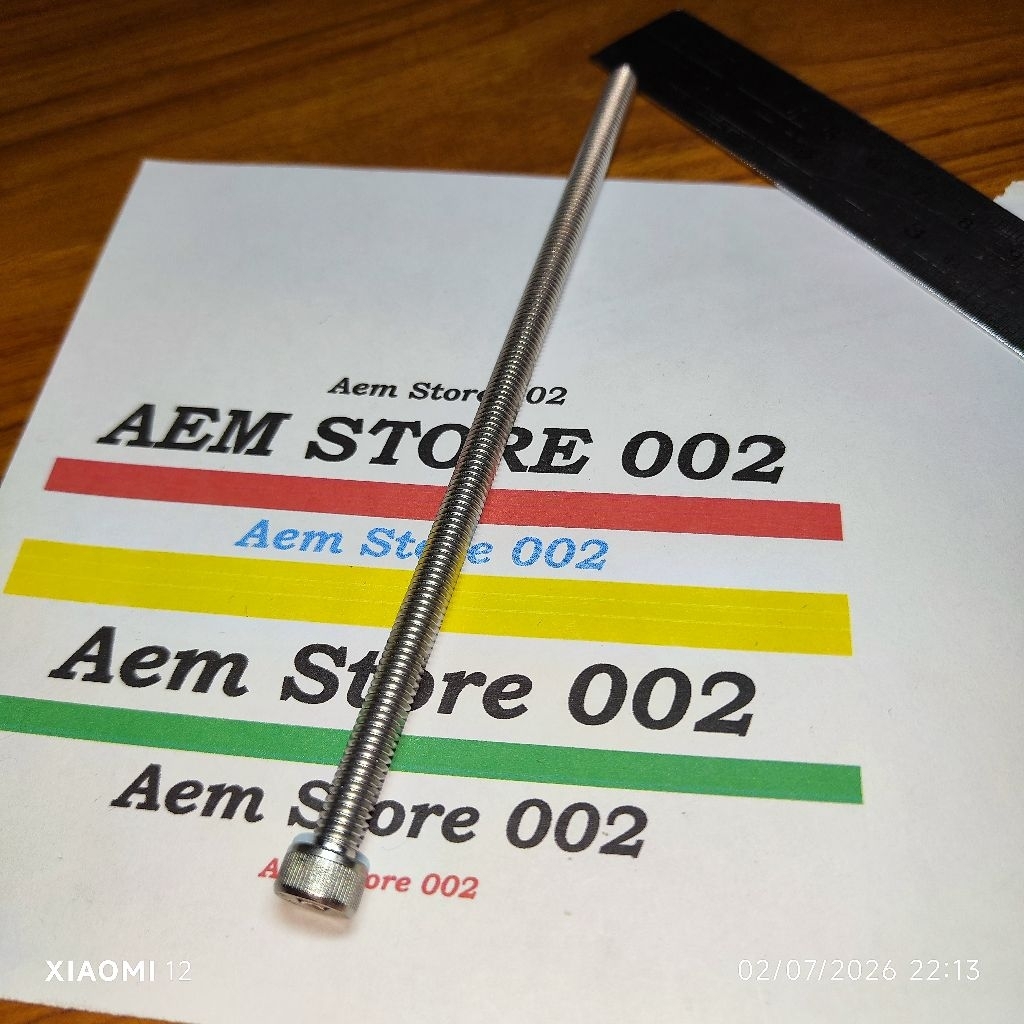 Baut L M6 X 150 (15cm) stainless 304 THE A2-70
