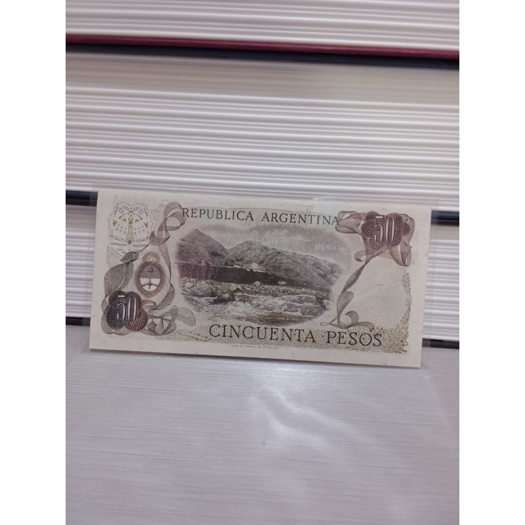 Uang Asing Argentina 50peso langka untuk Numismatik dan Koleksi terbaik
