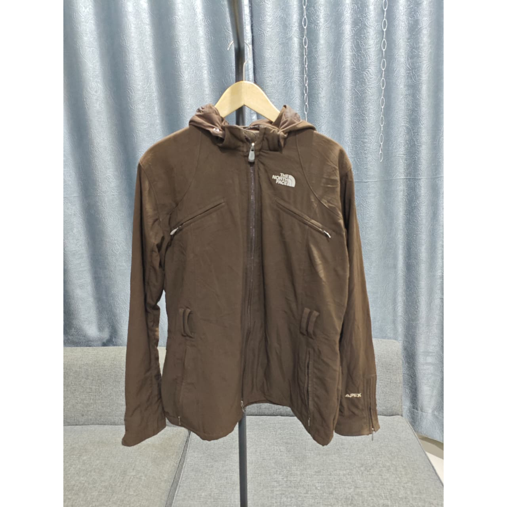 The North Face Apex Softshell Brown Jacket Authentic Original