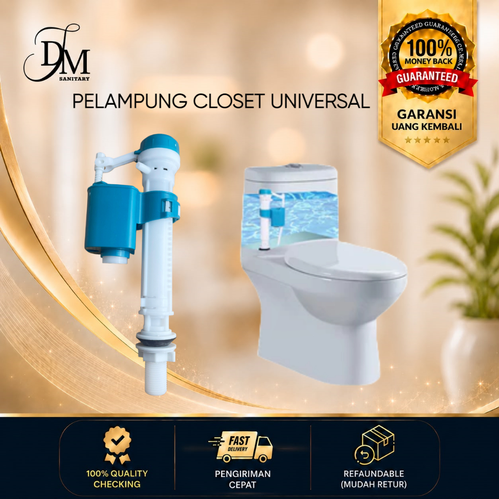 PELAMPUNG CLOSET UNIVERSAL DUAL FLUSH MODEL TOTO / AMERICAN STANDART / VOLK / INA