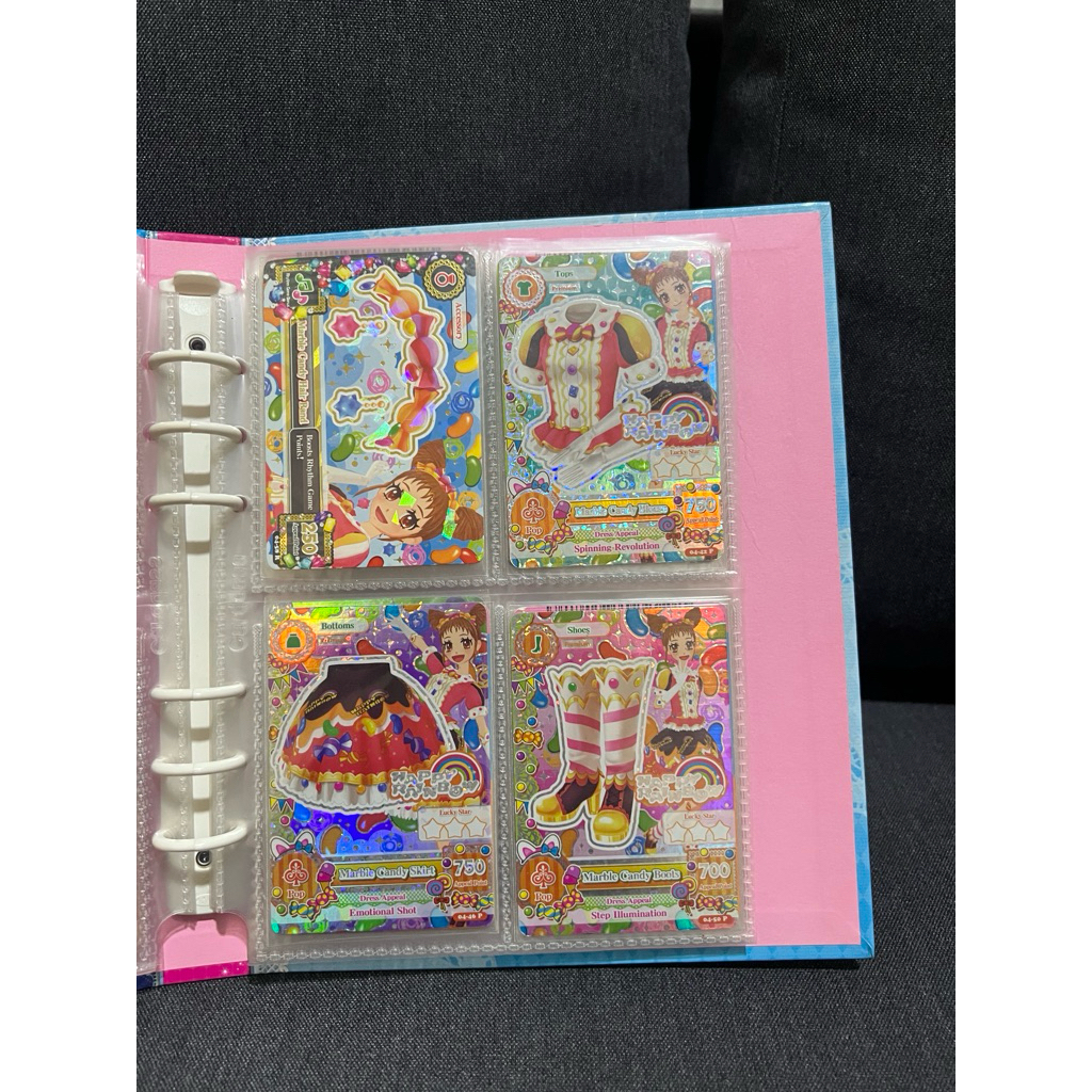 AIKATSU PREMIUM MARBLE CANDY SET