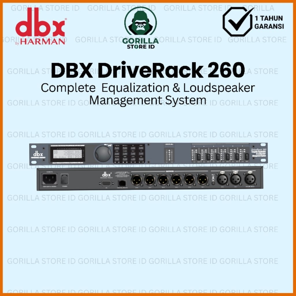DBX DriveRack 260 Management Audio