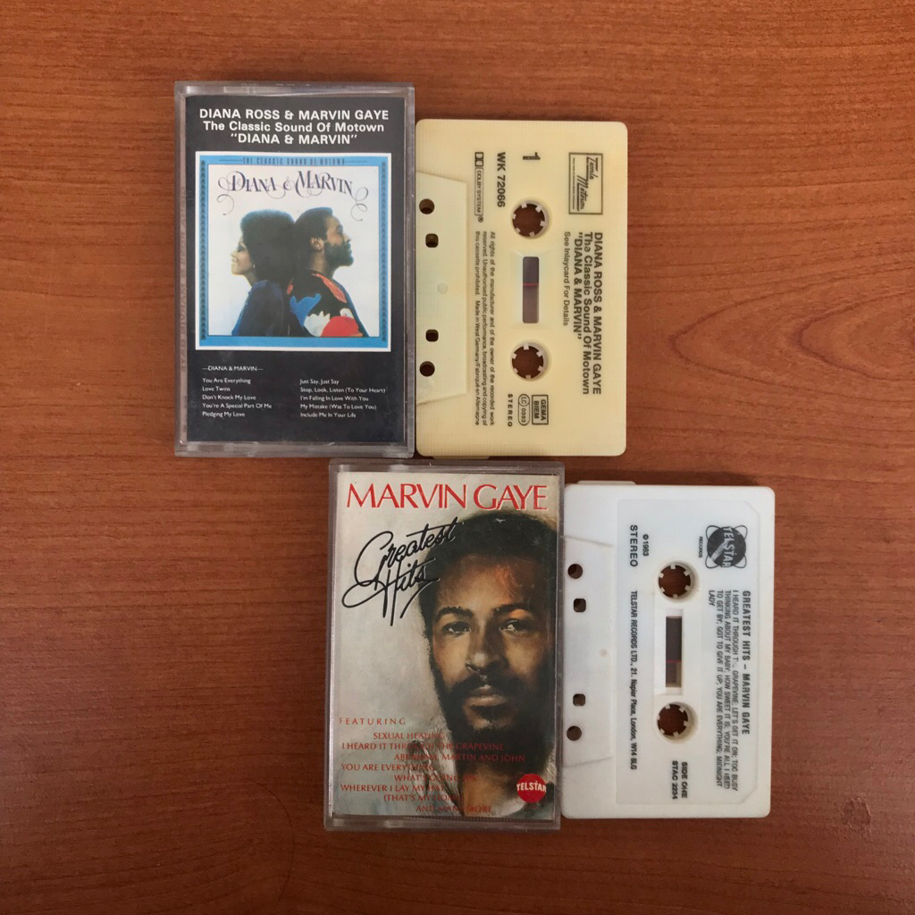 Kaset Marvin Gaye Diana Ross & Marvin Gaye Greatest Hits (import sepaket)