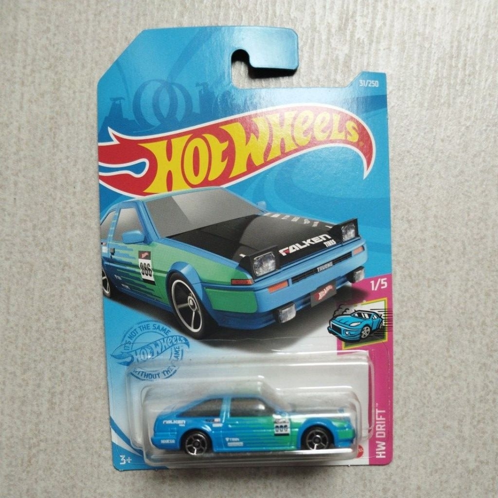 Hotwheels Toyota Ae86 Trueno Falken