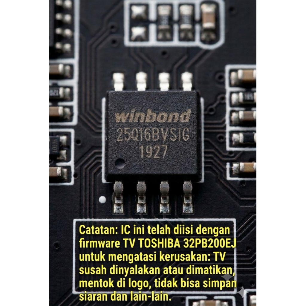 TOSHIBA 32PB200EJ ic eprom isi firmware