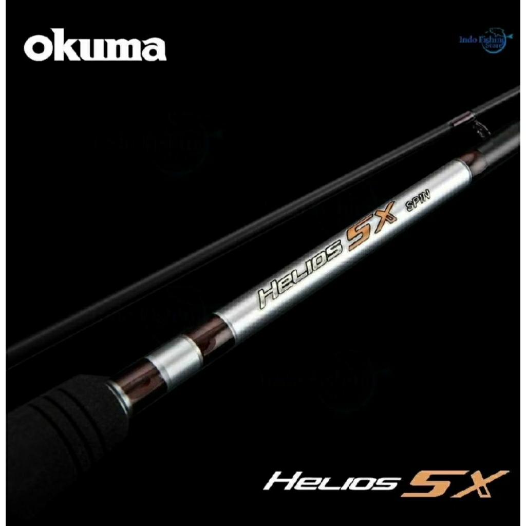 Joran Casting OKUMA Helios SX Spinning dan Baitcasting type 702 Fuji O Carbon Hollow medium heavy