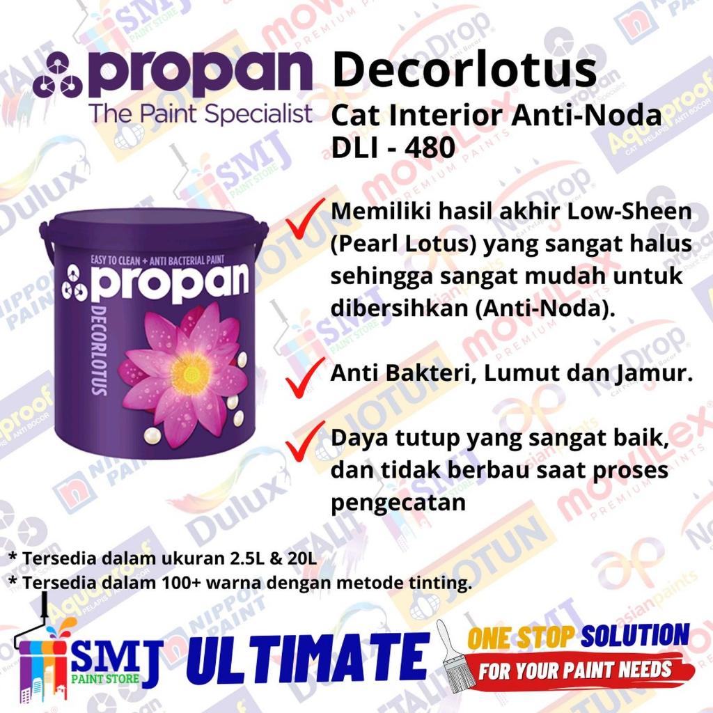 Cat Tembok Anti Noda PROPAN DECORLOTUS DLI 480 Warna tinting 20L