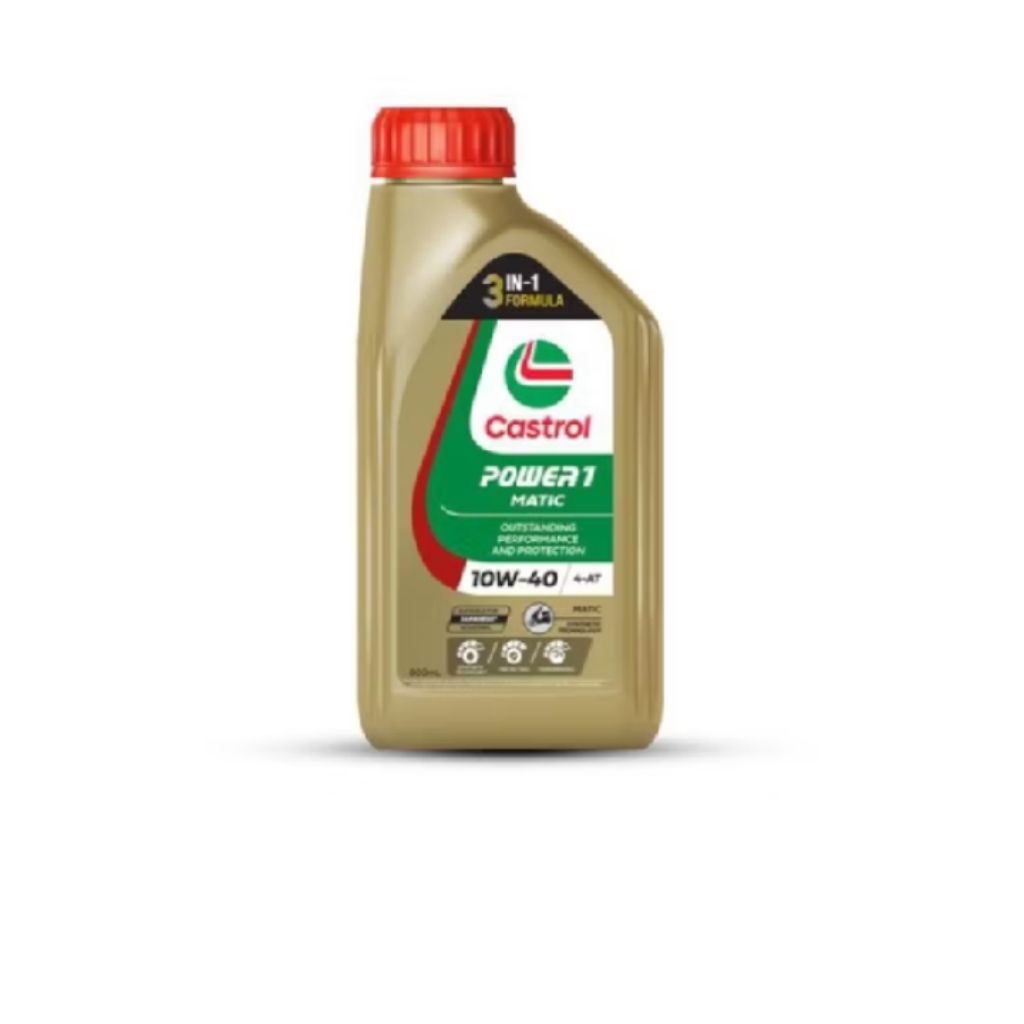 Oli Castrol Power1 Matic 10/40 0.8 oli matic Castrol Power1 gold oli Castrol gold untuk matic 800ml 