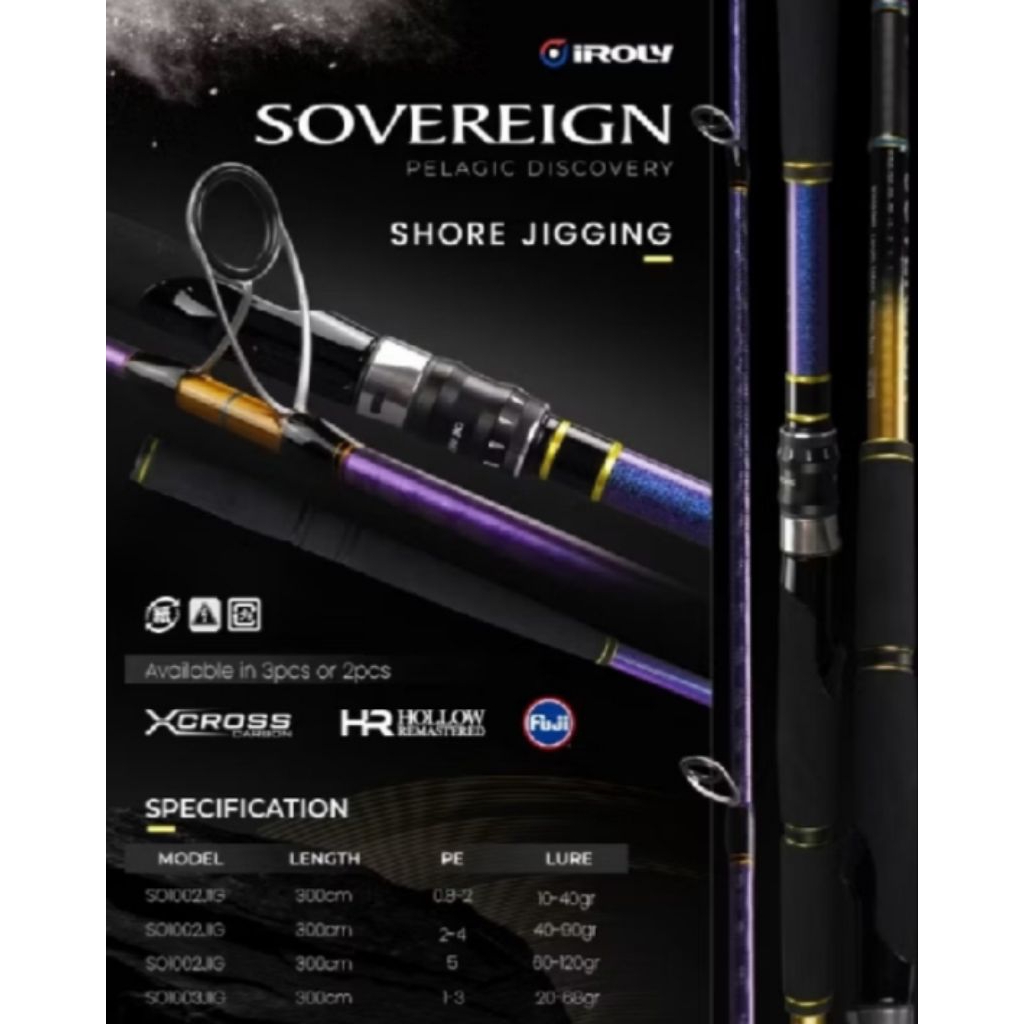 joran pancing iroly Sovereign 1002