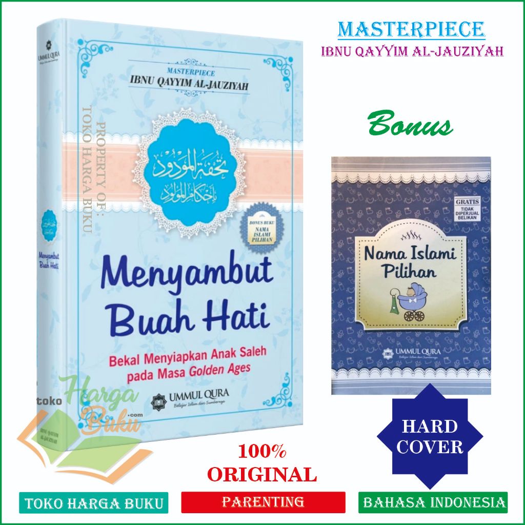 Foto Menyambut Buah Hati Masterpiece Ibnu Qayyim Al-Jauziyyah ORIGINAL Bekal Menyiapkan Anak Saleh Pada Masa Golden Ages Parenting Bonus Buku Nama Bayi Islam Aqwam - Ummul Qura