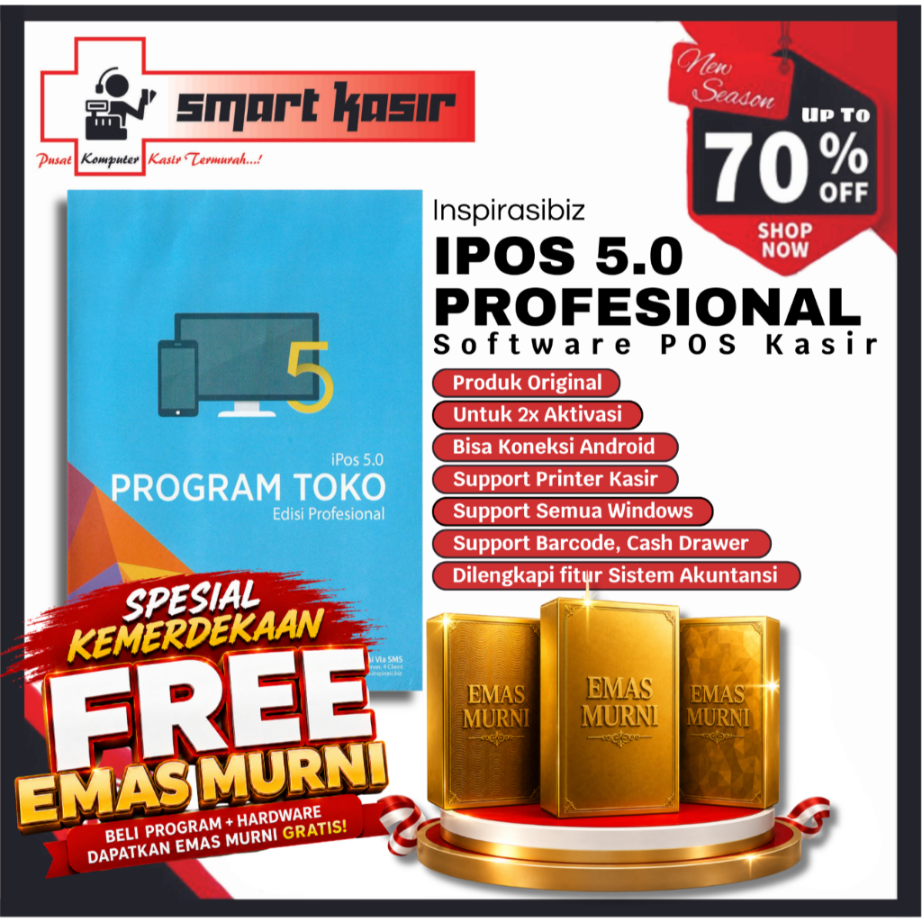 Program Kasir Toko IPOS 5 Profesional | Program Kasir IPOS 5 | Program Kasir Toko Sembako | Program 