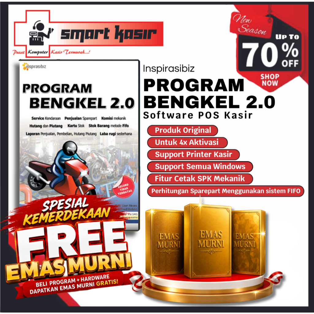 Program Bengkel | Program Bengkel 2.0 | Program Kasir Bengkel |  Software Bengkel | Software Bengkel