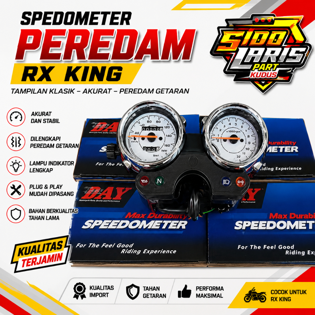 Spedometer Peredam RX King Speedometer RX King Terlaris