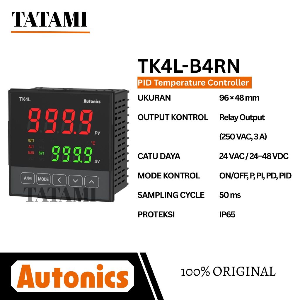 AUTONICS TEMPRATURE CONTROLLER TK4L-B4RN