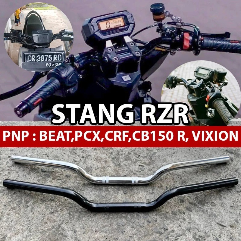 STANG RZR UNIVERSAL SEMUA MOTOR STANG STIR RZR BEAT SCOOPY NMAX SATRIA VIXION CRF CB 150R BYSON NINJ